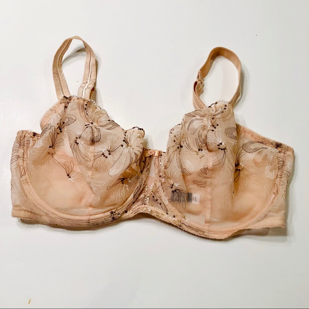 Paramour Ellie Floral Embroidery Bra